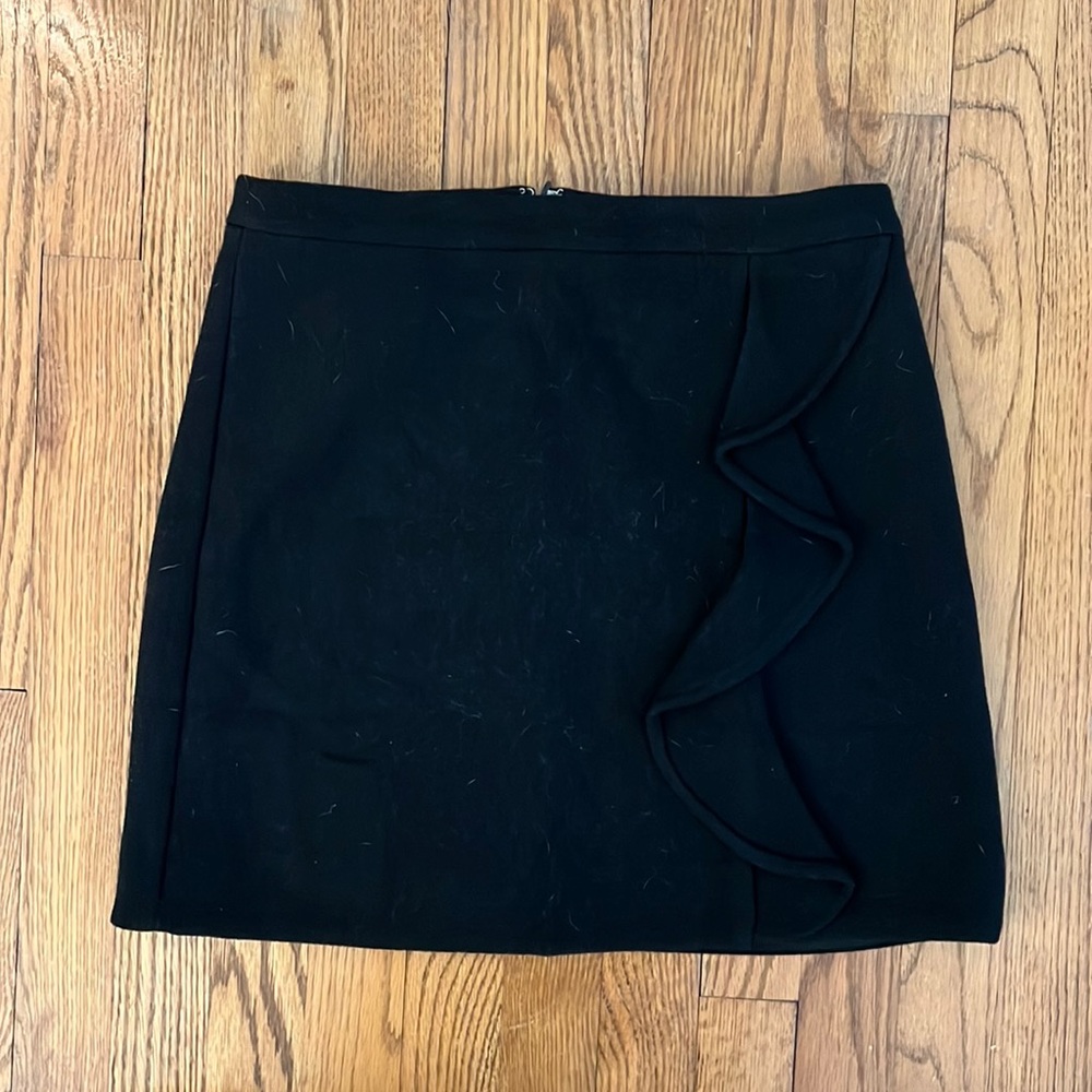 NWT J.Crew Mercantile Wool Ruffle Skirt